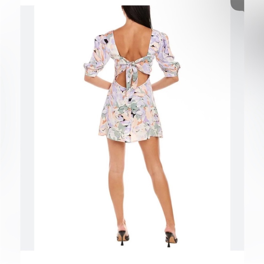 Traffic People Pastel Floral Mini Dress large - Picture 4 of 12